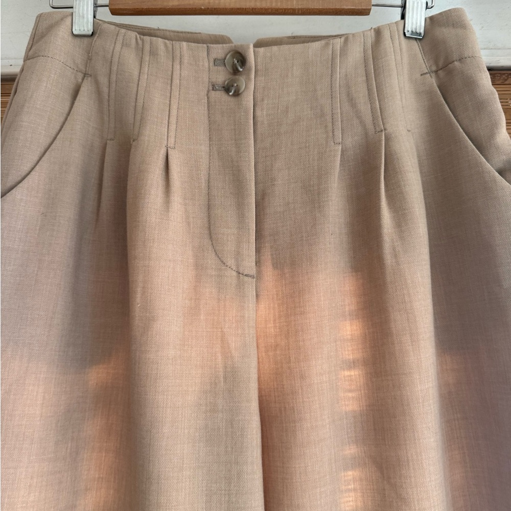 Maeve Anthropologie Pleated Wide-Leg Pants - Picture 5 of 7